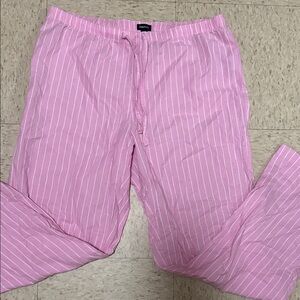 GAP Pink Striped Pajama Pants